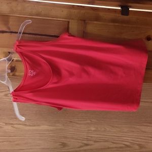 212 collection, size medium, and the color is a pinkish red